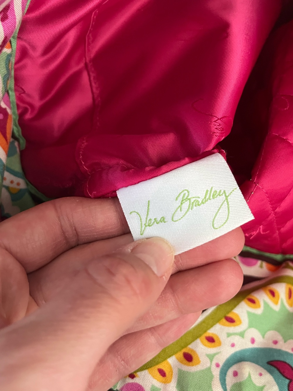 Vera Bradley Retired Tutti Frutti Everyday Quilted Tote- Excellent Condition! - Picture 7 of 15